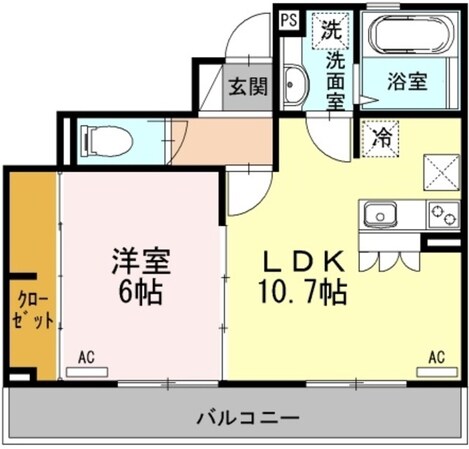 ハピネス仲町の物件間取画像